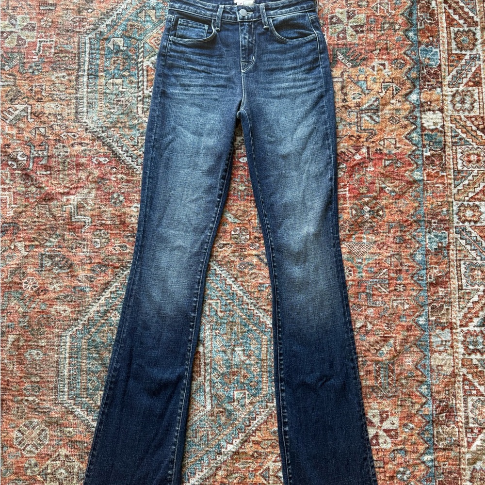 L'AGENCE Dark Blue Flare Jeans